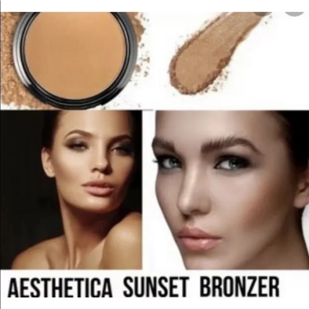 Aesthetica Sunset Bronzer for‎ the perfect beach glow,bronzing and contouring